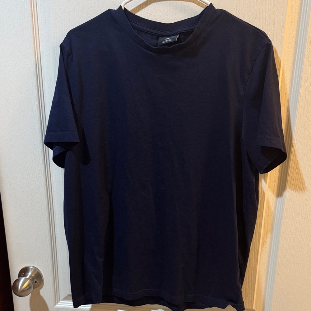 H&M Navy Men's Short Sleeve Tee
